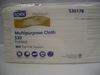 TORK PREMIUM MULTIPURPOSE CLOTH 530 FOLDED WHITE W4 38X42 100X5PKS