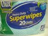 CHUX BLUE 20S 60x60cm 20 wipes X 15pks