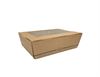 LUNCH BOX BROWN WITH PLA WINDOW LARGE 200/CTN