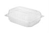 CONTAINER SALAD PACK SMALL CLEAR WITH HINGED LID (SMALL SALAD) SIZE: 164 x 118 x 59MM

