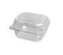 SNACK PACK MEDIUM CLEAR WITH HINGED LID SIZE: 128x130x61MM 1000/CTN

